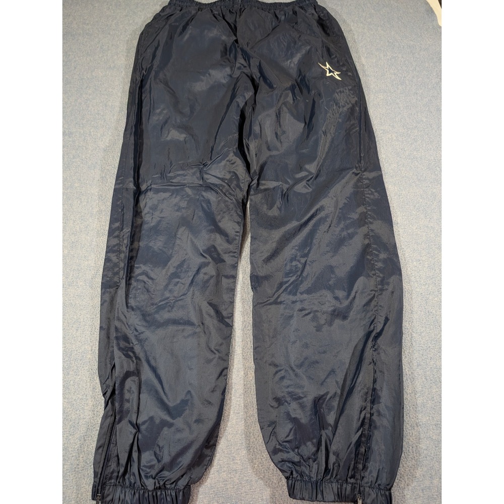 NFL Game Day Dallas Cowboys Windbreaker Track Pants Navy Blue Mens Medium